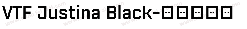 VTF Justina Black字体转换